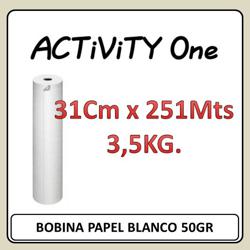 BOBINA PAPEL KRAFT BLANCO...