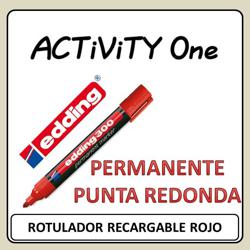 ROTULADOR EDDING 300 ROJO...