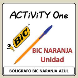 BOLIGRAFO BIC NARANJA AZUL