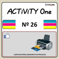 CARTUCHO PARA LEXMARK Nº 26...