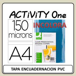 TAPA ENCUADERNACION A4 PVC...