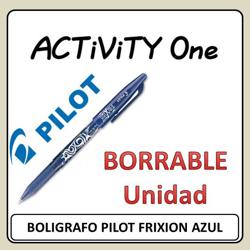 BOLIGRAFO PILOT FRIXION AZUL