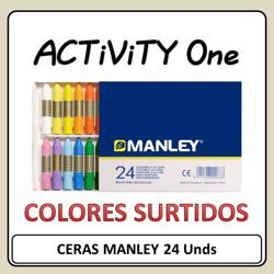 LAPICES DE CERA MANLEY....